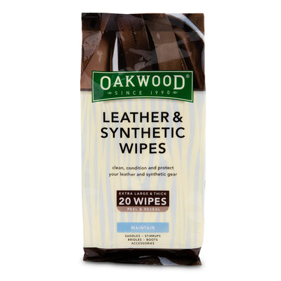 Oakwood Leather & Synthetic Wipes (7-Pack)