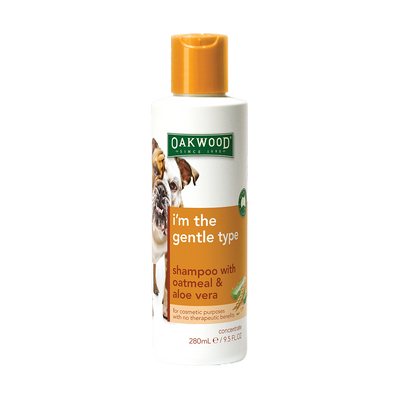 Pet Shampoo with Oatmeal and Aloe Vera <br><h3 class="subtitle">i'm the gentle type</h3>